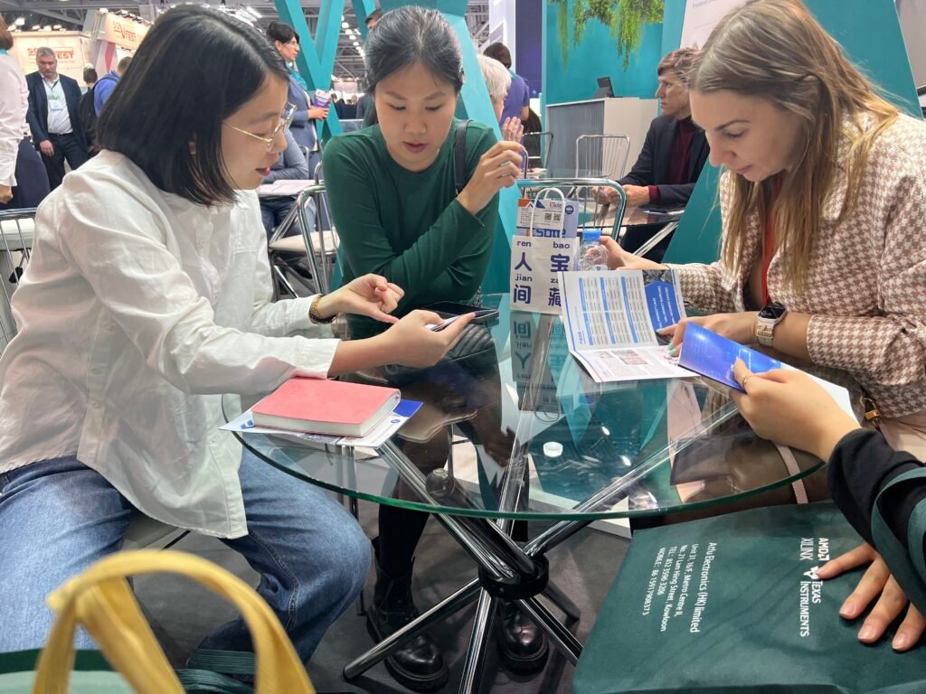 ATFU sales teams in EXPO ELECTRONICA EXHIBITION in MOSCOW, RUSSIA